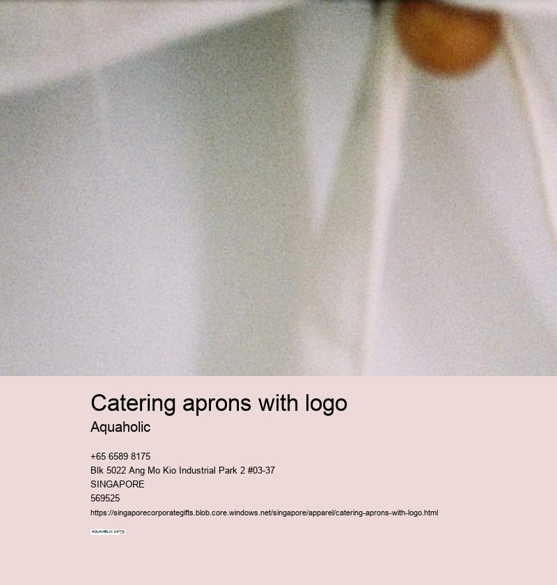 catering aprons with logo