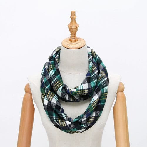 printed linen scarf