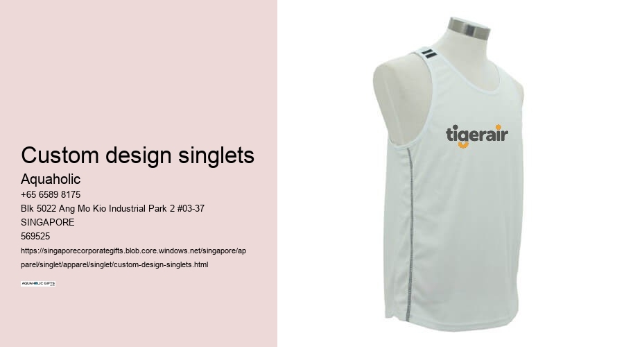 custom design singlets