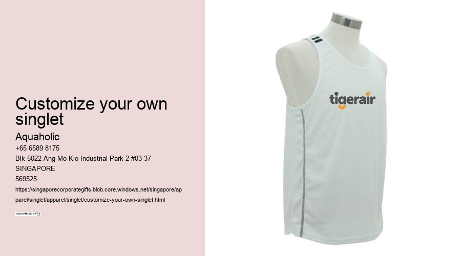 customize your own singlet