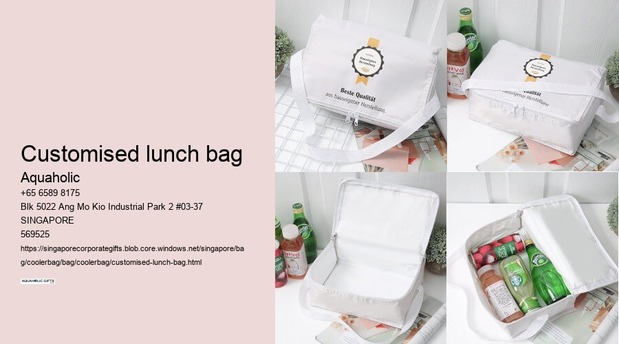 customised lunch bag