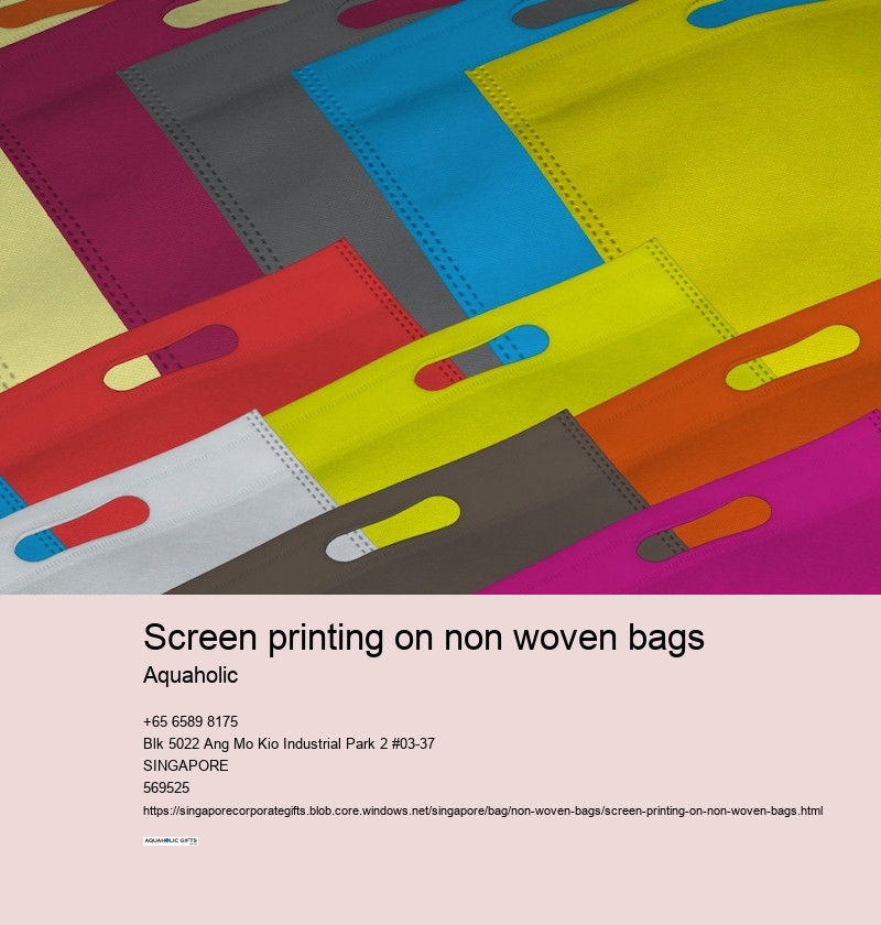 screen printing on non woven bags