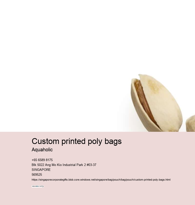 custom printed poly bags