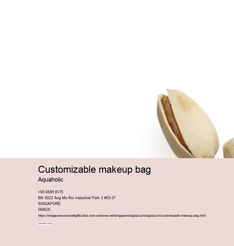 customizable makeup bag