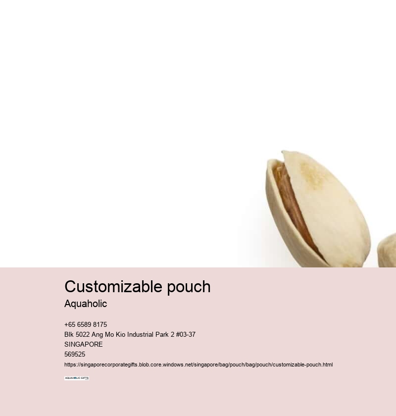 customizable pouch