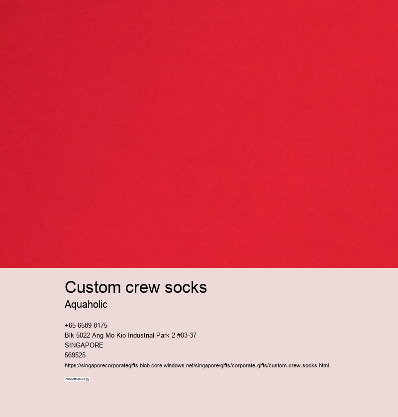 custom crew socks