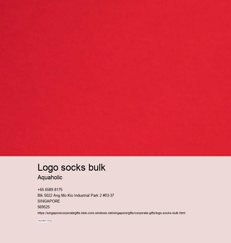 logo socks bulk